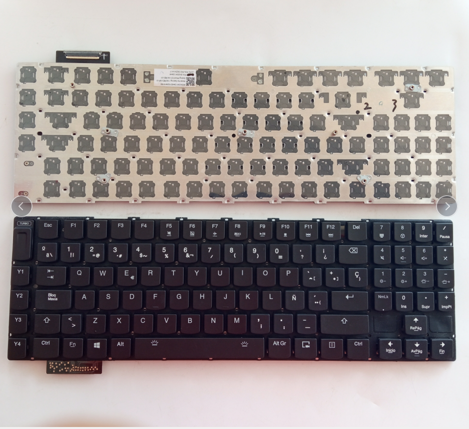 Picture of New Replacement Laptop Keyboard For LENOVO Y900/Y920 BLACK Backlit SP Layout